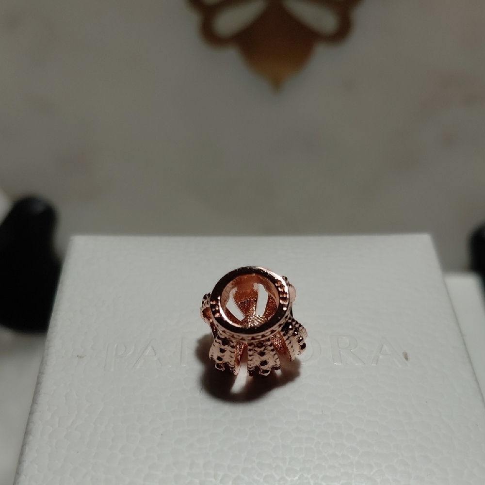 Pandora Rose Gold Crown Charm - Picture 7 of 10